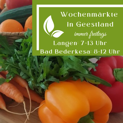 Wochenmärkte in Geestland, © Stadt Geestland Wochenmärkte in Geestland, © Stadt Geestland