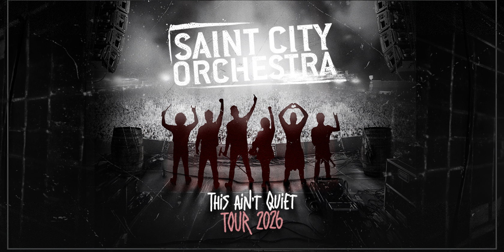Saint City Orchestra - This Ain´t Quiet Tour 2026, © links im Bild Saint City Orchestra - This Ain´t Quiet Tour 2026, © links im Bild