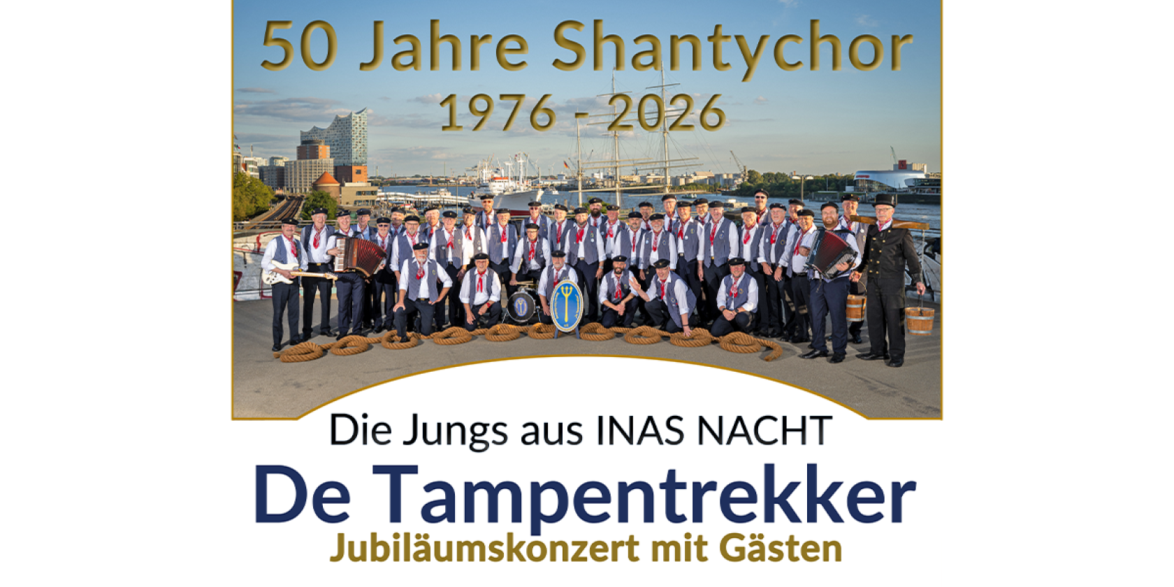 50 Jahre "De Tampentrekker" - Jubiläumskonzert, © links im Bild 50 Jahre "De Tampentrekker" - Jubiläumskonzert, © links im Bild