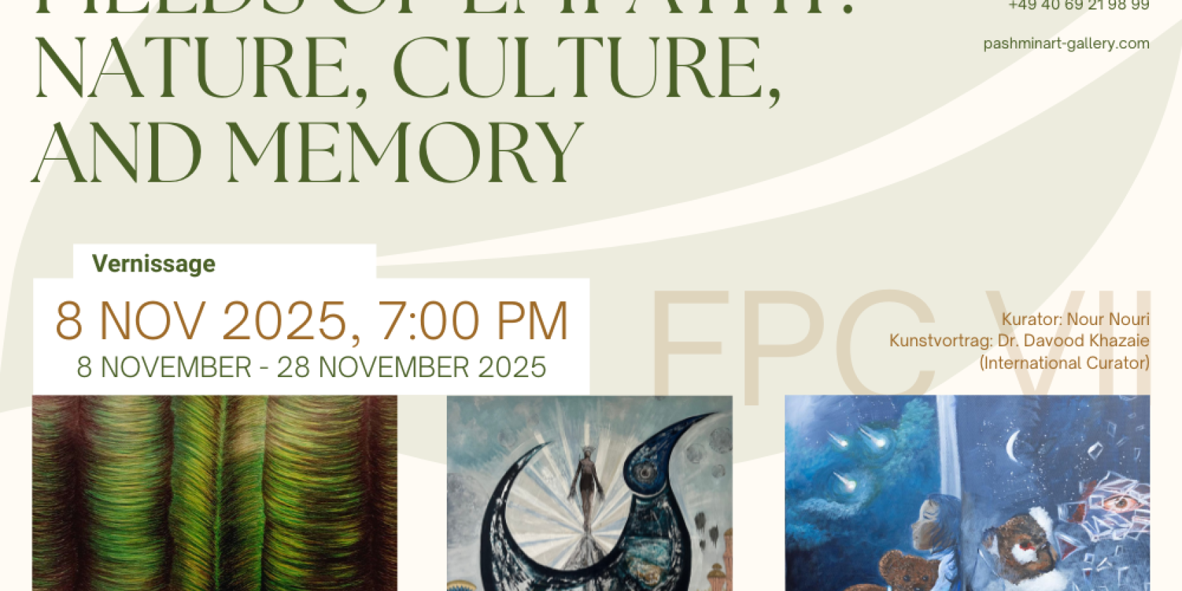 Fields of Empathy-Abendblatt, © Pashmin Art Fields of Empathy-Abendblatt, © Pashmin Art