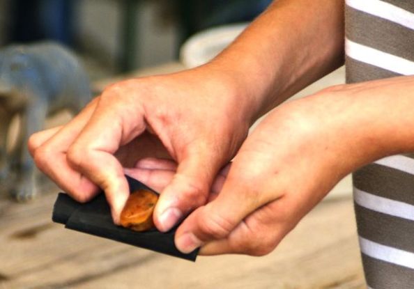 Bernstein schleifen, © Seemann/Natureum Bernstein schleifen, © Seemann/Natureum