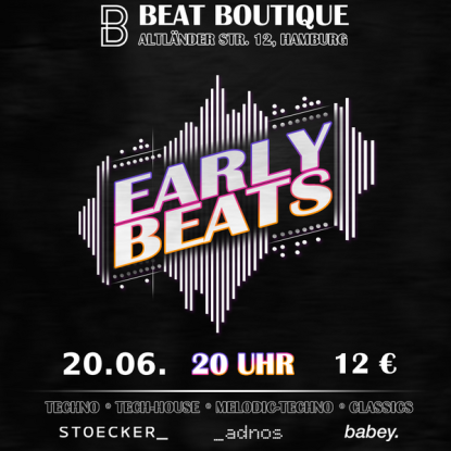 Flyer der Veranstaltung, © Beat Boutique Flyer der Veranstaltung, © Beat Boutique