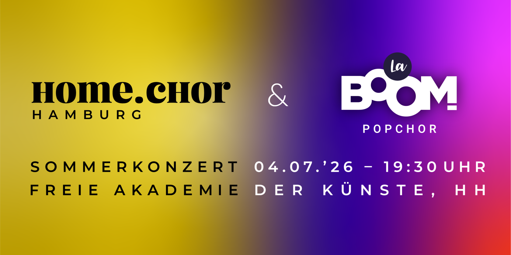 Sommer-Doppel-Chorkonzert HOME + LaBoom!, © Kilian Palis Hamburg Singing Society Sommer-Doppel-Chorkonzert HOME + LaBoom!, © Kilian Palis Hamburg Singing Society