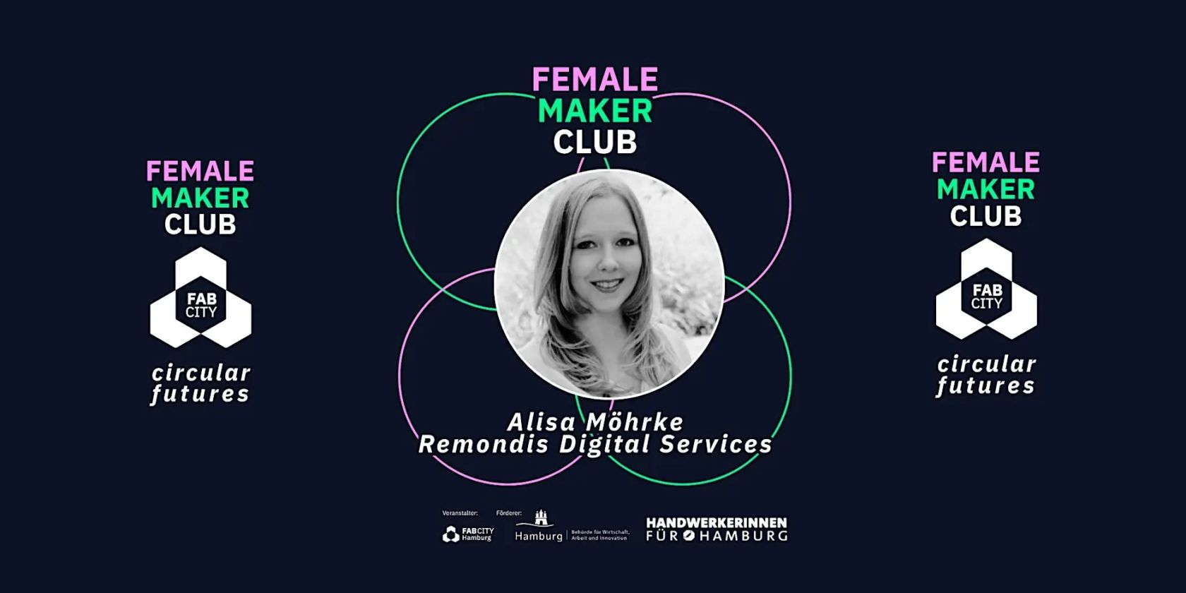 FEMALE MAKER CLUB mit Alisa Mörhke, © Fab City Hamburg e.V. FEMALE MAKER CLUB mit Alisa Mörhke, © Fab City Hamburg e.V.