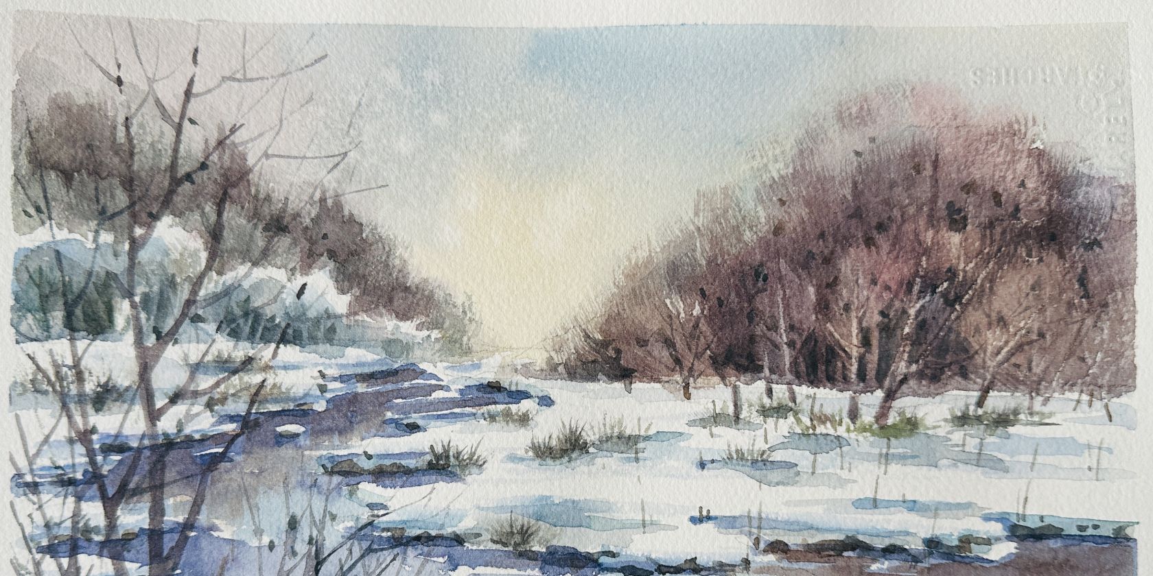 Winterlandschaft, © Bergedorfer Museumslandschaft Winterlandschaft, © Bergedorfer Museumslandschaft
