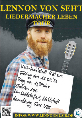 Plakat des Veranstalter, © Lennon von Seht Plakat des Veranstalter, © Lennon von Seht