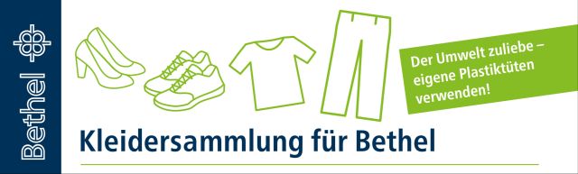 Kleidersammlung für Bethel, © Stiftung Bethel Kleidersammlung für Bethel, © Stiftung Bethel