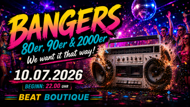 Flyer der Veranstaltung, © Beat Boutique Flyer der Veranstaltung, © Beat Boutique