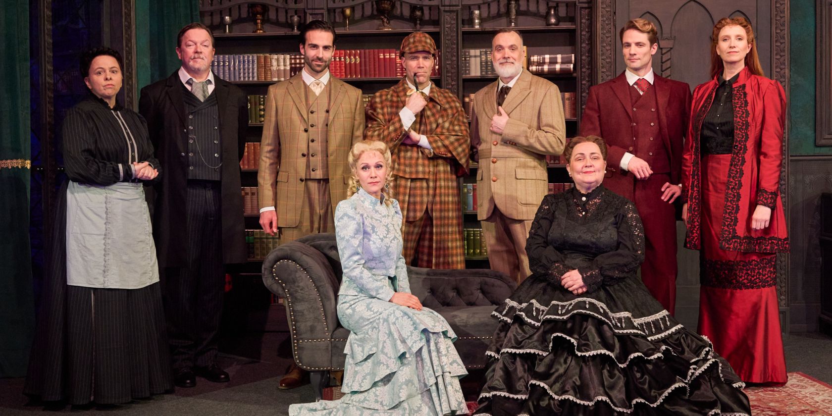 Der Hund von Baskerville - Ensemble, © Foto: Oliver Fantitsch Der Hund von Baskerville - Ensemble, © Foto: Oliver Fantitsch