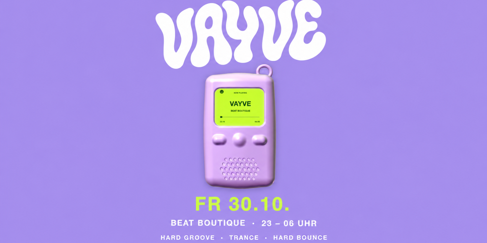 Flyer der Veranstaltung, &copy; Beat Boutique
