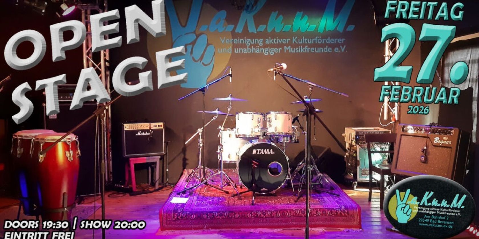 OPEN STAGE im VaKuuM, &copy; arteRalfo