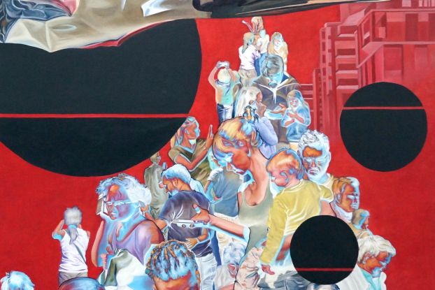 Donatius, Im Zustand der Schwebung_Ausschnitt, &copy; Detail von: Christa Donatius, Im Zustand der Schwebung, 2025, &copy; VG Bild-Kunst, Bonn 2026