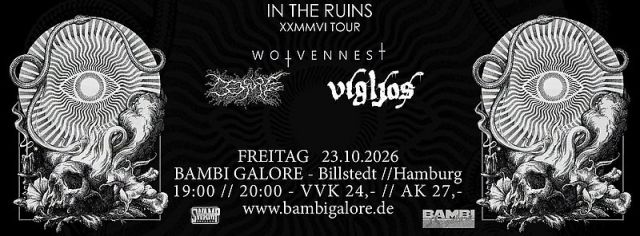 Wolvennest (BE) + Bedsore (IT) + V&iacute;glj&oacute;s (CH), &copy; Bambi Galore