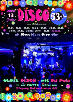 Disco 53 +/- im Monkeys Music Club, Bahrnerstra&szlig;e 16, 22765 Hamburg!, &copy; Peter Bischoff