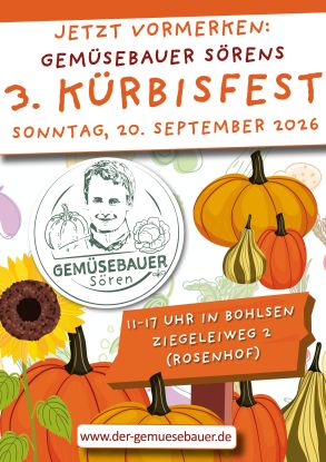 Gem&uuml;sebauer S&ouml;rens K&uuml;rbisfest, &copy; Sarah Schulz