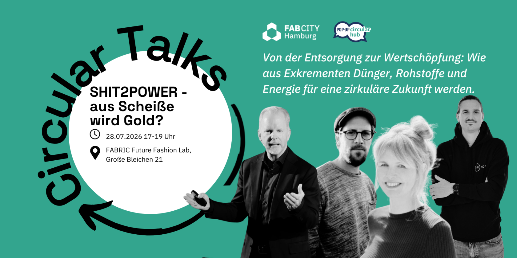 Circular Talk: SHIT2POWER, &copy; Fab City Hamburg e.V.