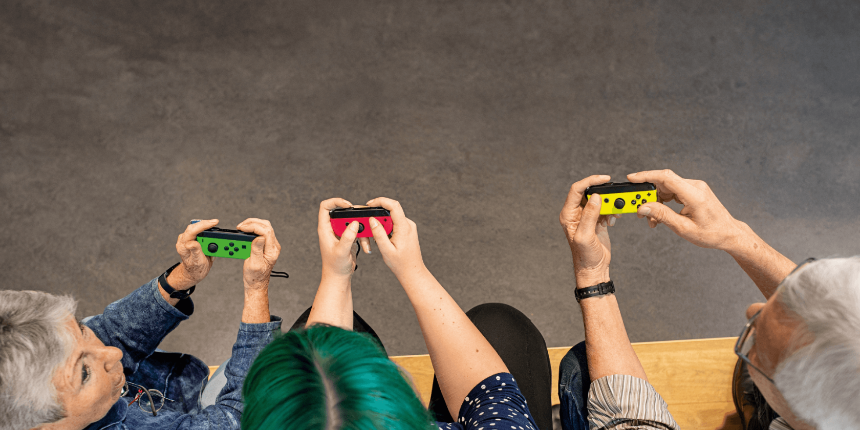 altersfreundlich Gaming Nintendo Switch, © Körber-Stiftung/Bente Stachowske