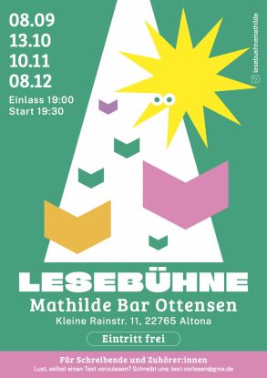 Leseb&uuml;hne Mathilde Bar Ottensen, &copy; Freie Literaturgruppe