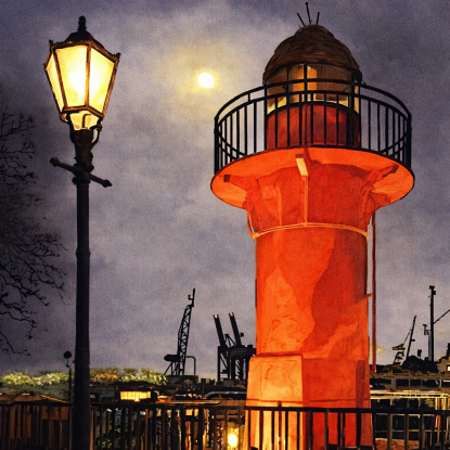 leuchtturm-am-museumshafen-1, &copy; Bernd Pfeiffer