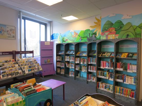 Der Kinderbereich in der Bücherhalle Niendorf, © Bücherhallen Hamburg