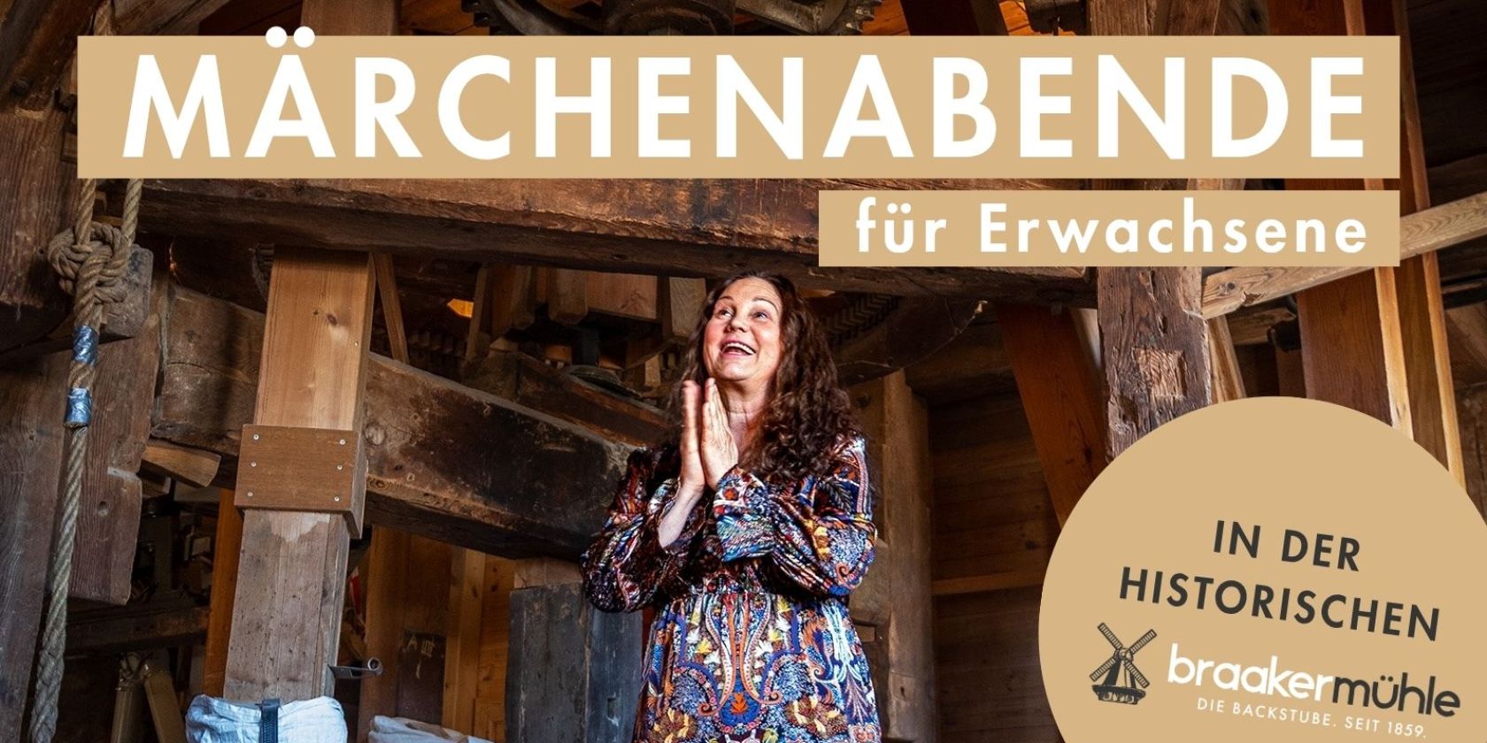 M&auml;rchenabende f&uuml;r Erwachsene in der historischen Braaker M&uuml;hle, &copy; Braaker M&uuml;hle