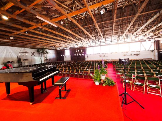 Die Konzertscheune auf Schloms Hof, © Sunnhild Holsten
