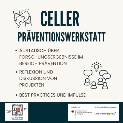 Celler Präventionswerkstatt, Quelle: Reservix