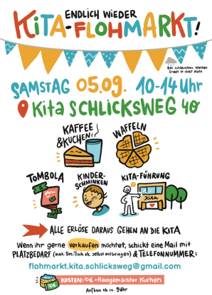 flohmarkt-flyer, &copy; Kita Schlicksweg