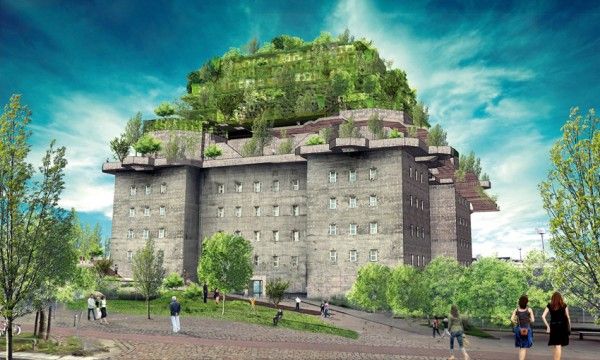 Visualierung Bunkerbegr&uuml;nung 2017, &copy; Planungsb&uuml;ro Bunker