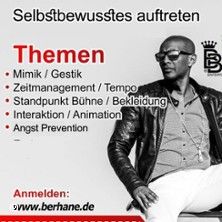 selbstbewusst vor Menschen sprechen, &copy; links im Bild