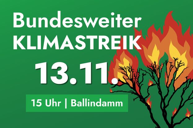 Klimastreik 13.11. 15 Uhr am Ballindamm, &copy; Fridays for Future Hamburg