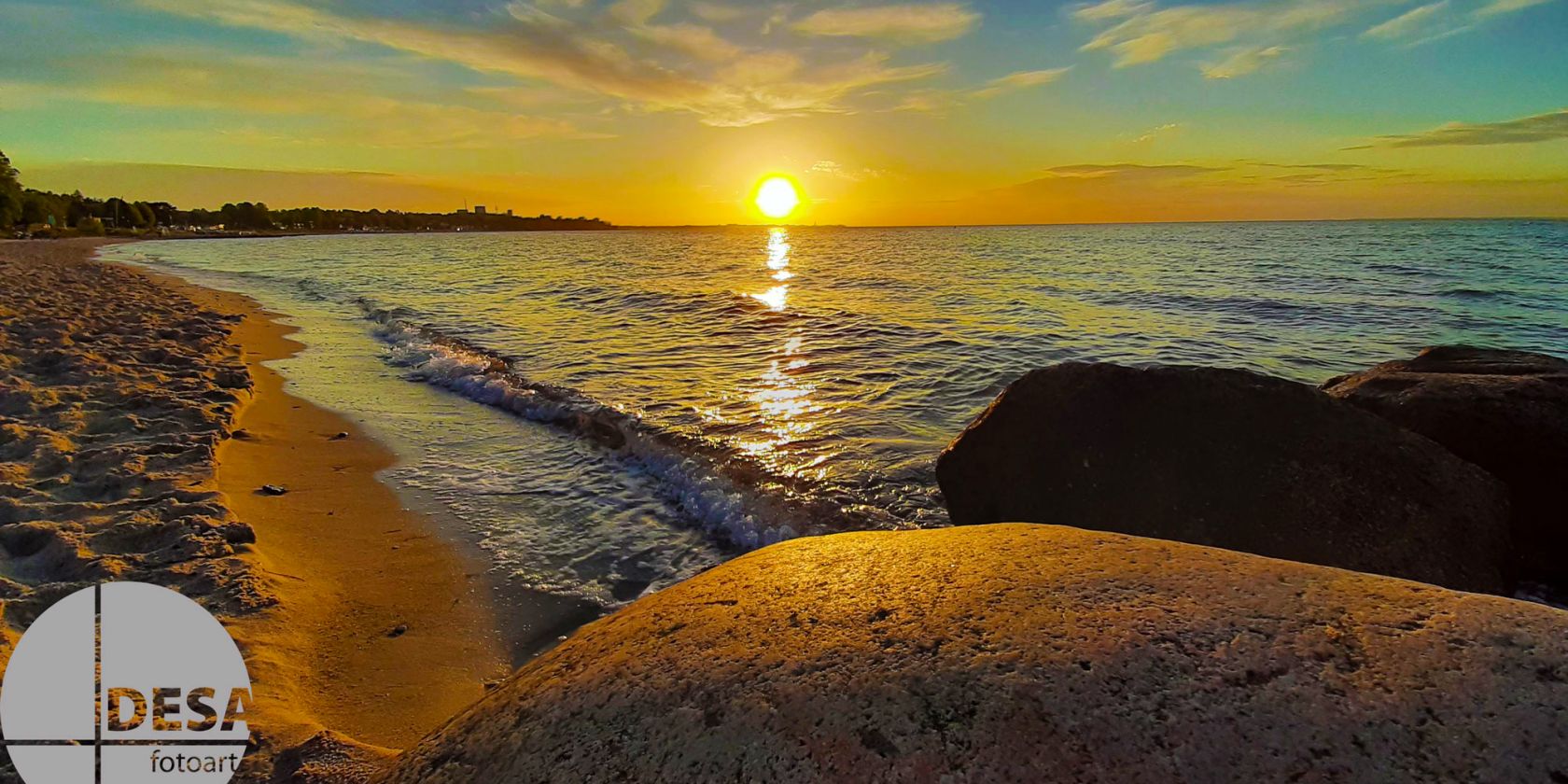 Fr&uuml;h morgens am Strand, &copy; Detlev Sarau / DESAfotoart
