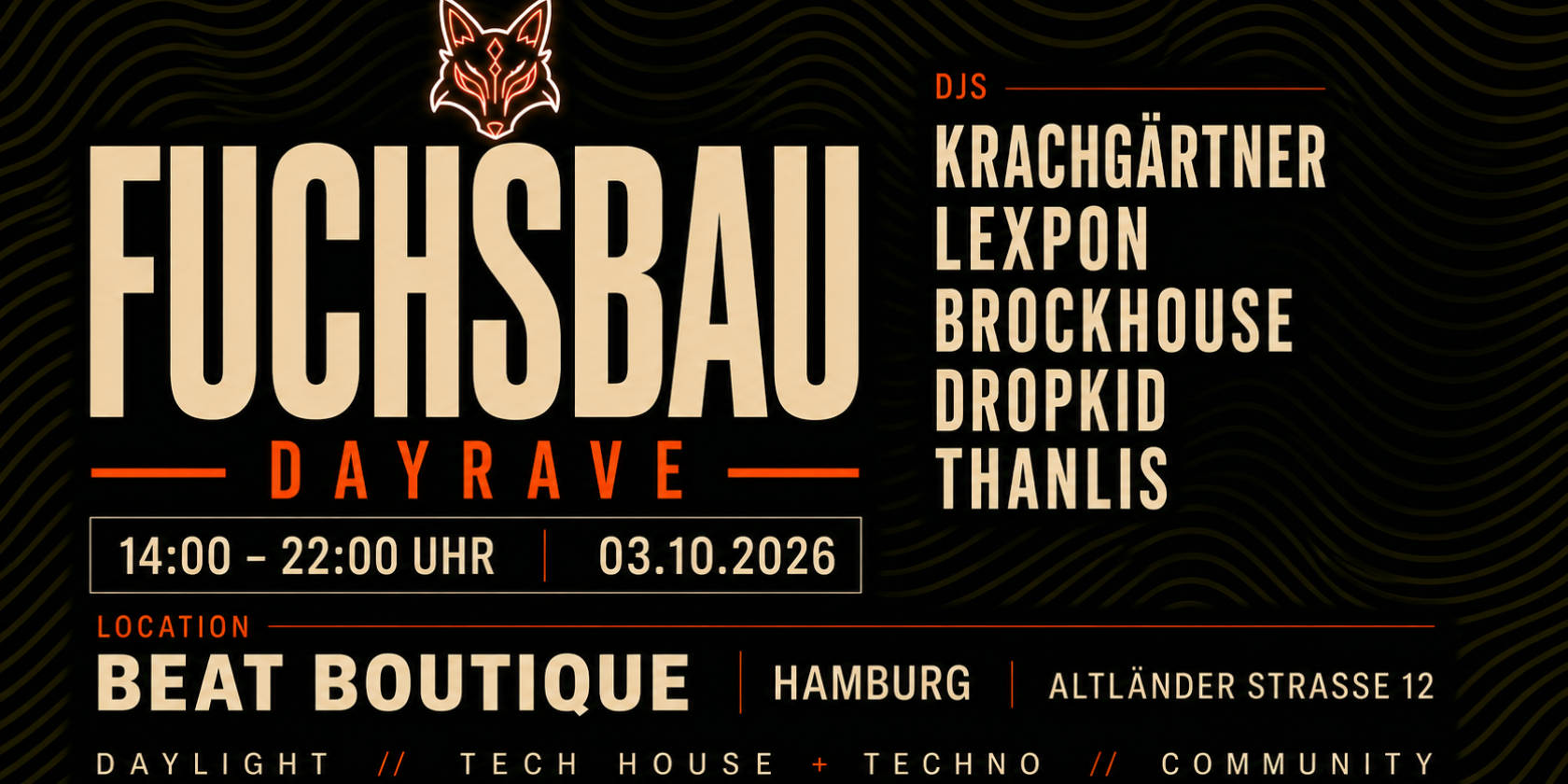 Flyer der Veranstaltung, &copy; Beat Boutique