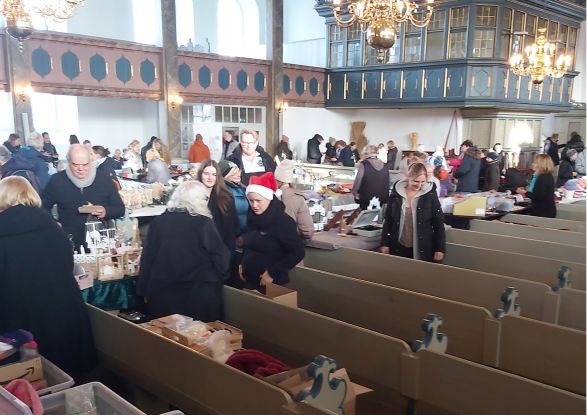 Adventsmarkt in der Kirche, Wesselburen, © S. Rohde