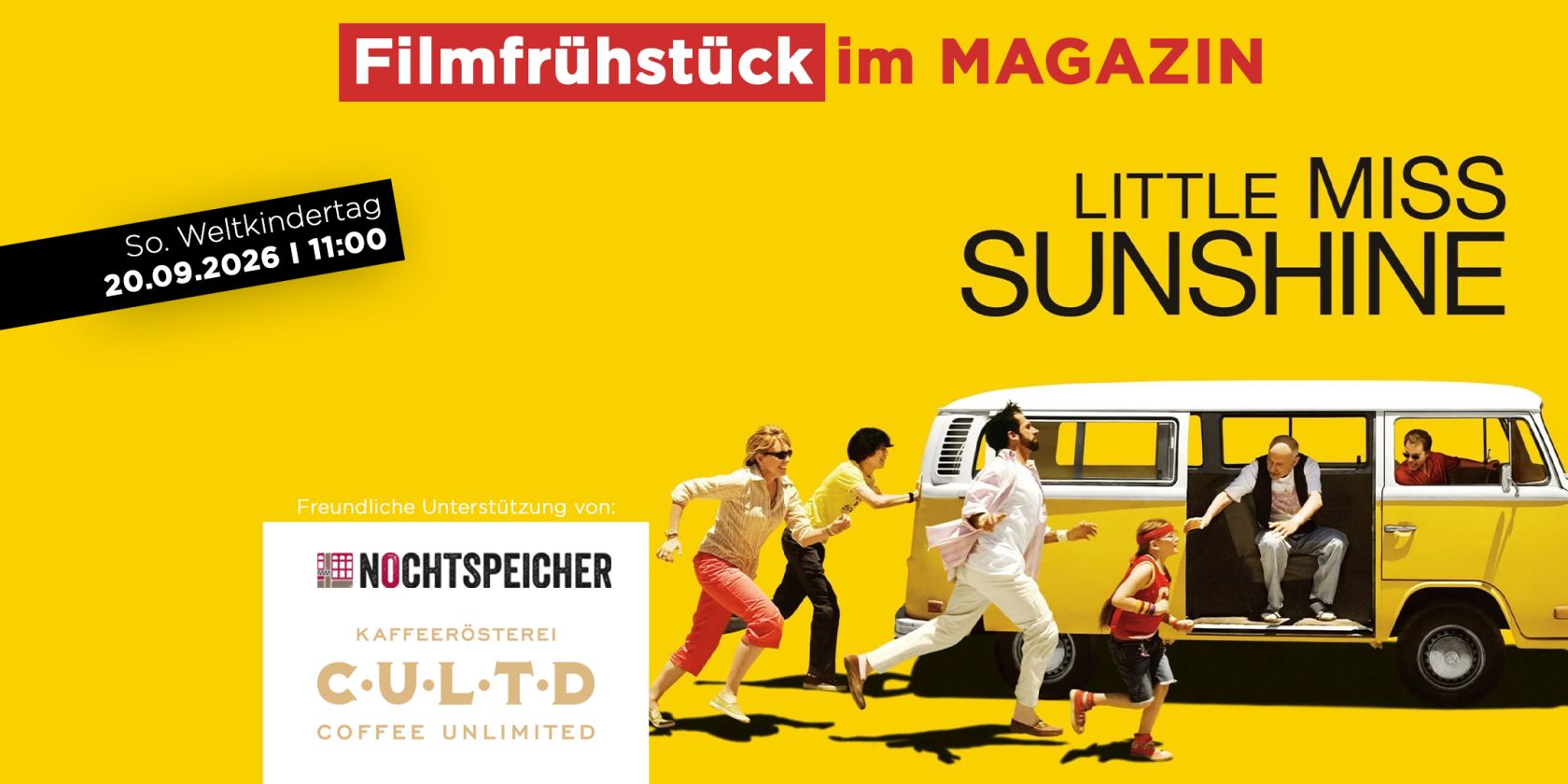 Filmfr&uuml;hst&uuml;ck im MAGAZIN: LITTLE MISS SUNSHINE, &copy; Magazin Filmkunsttheater / Verleiher