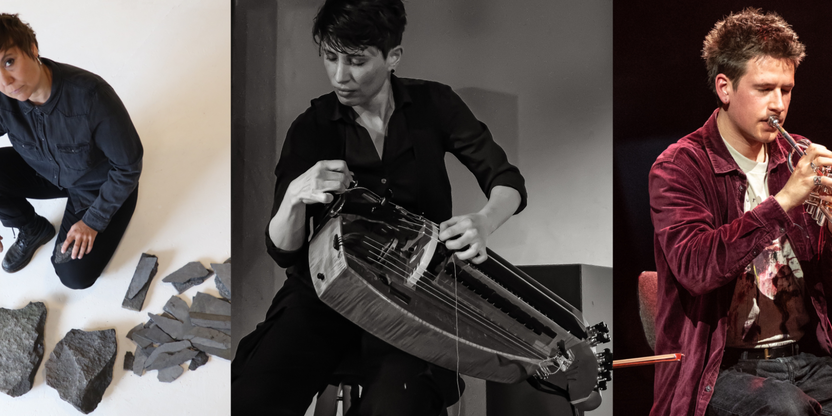 Kuenstler:innenportr&auml;ts, &copy; Marie Gavois, C.C. Tallone, André Symann