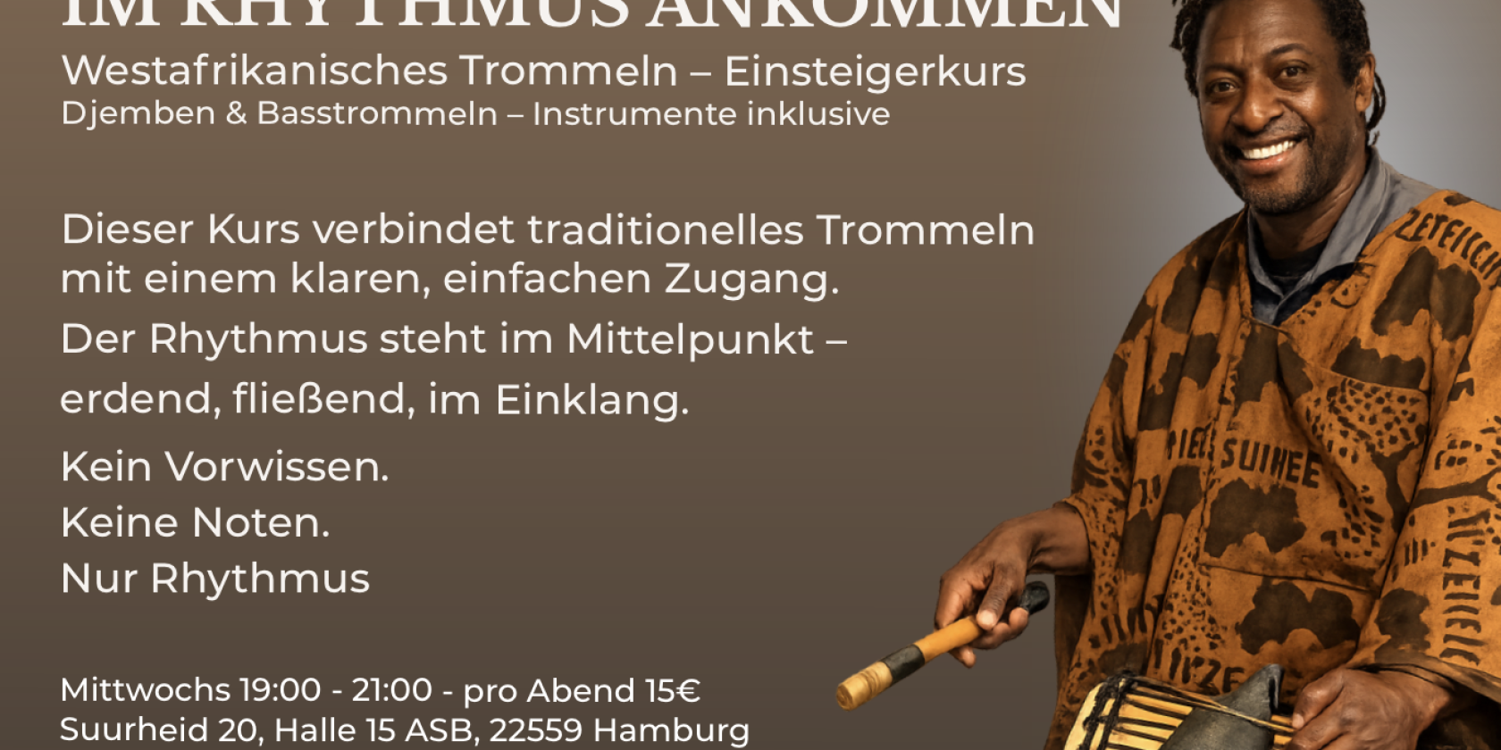 Im Rhythmus ankommen, &copy; Horst Junker