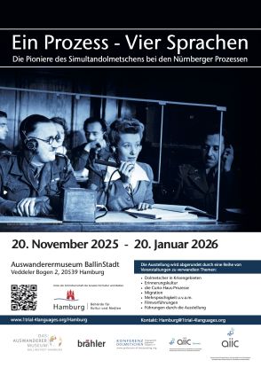 250922_1P4S_Plakat_HH_A2_final print file, © Verein "Conference Interpreting - Past, Present, Future"