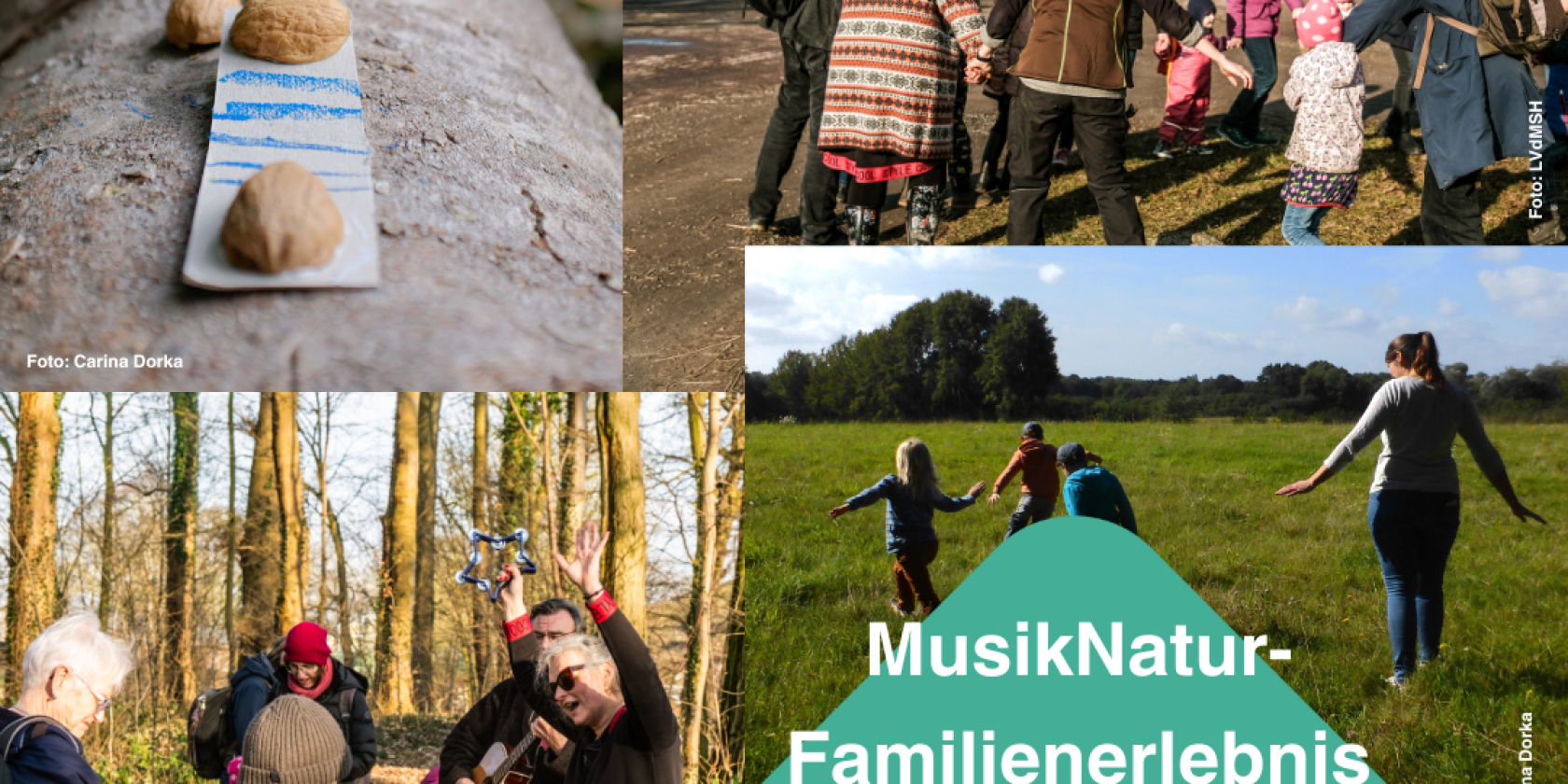Familien mit Kindern musizieren und basteln Instrumente, © LVdMSH
