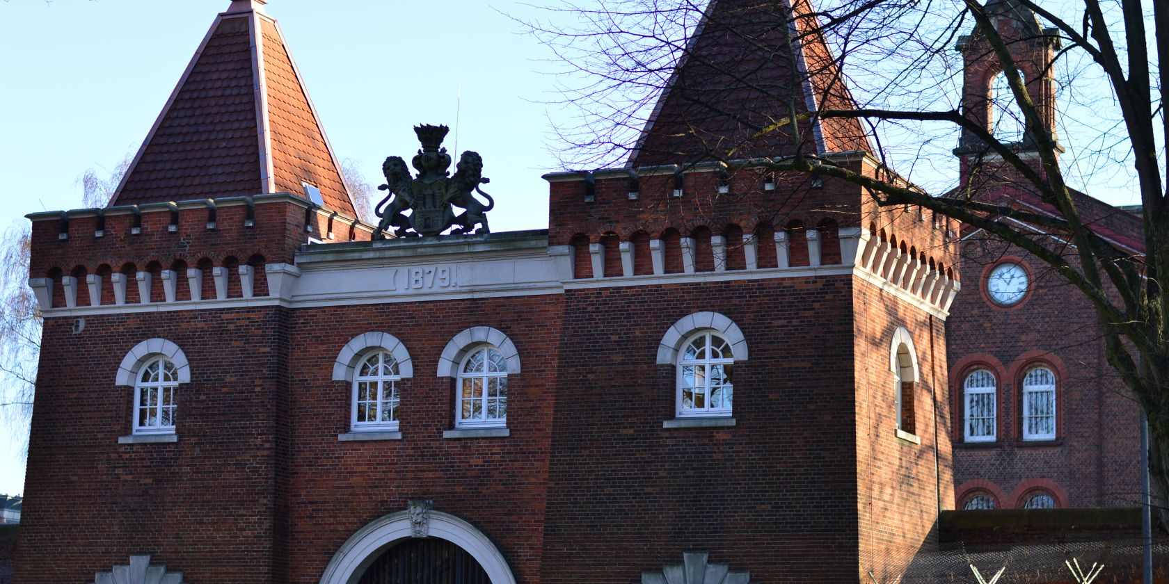 Geb&auml;ude Torhaus Gedenkst&auml;tte Fuhlsb&uuml;ttel, &copy; KZ-Gedenkst&auml;tte Neuengamme (Zoia Kashafutdinova)