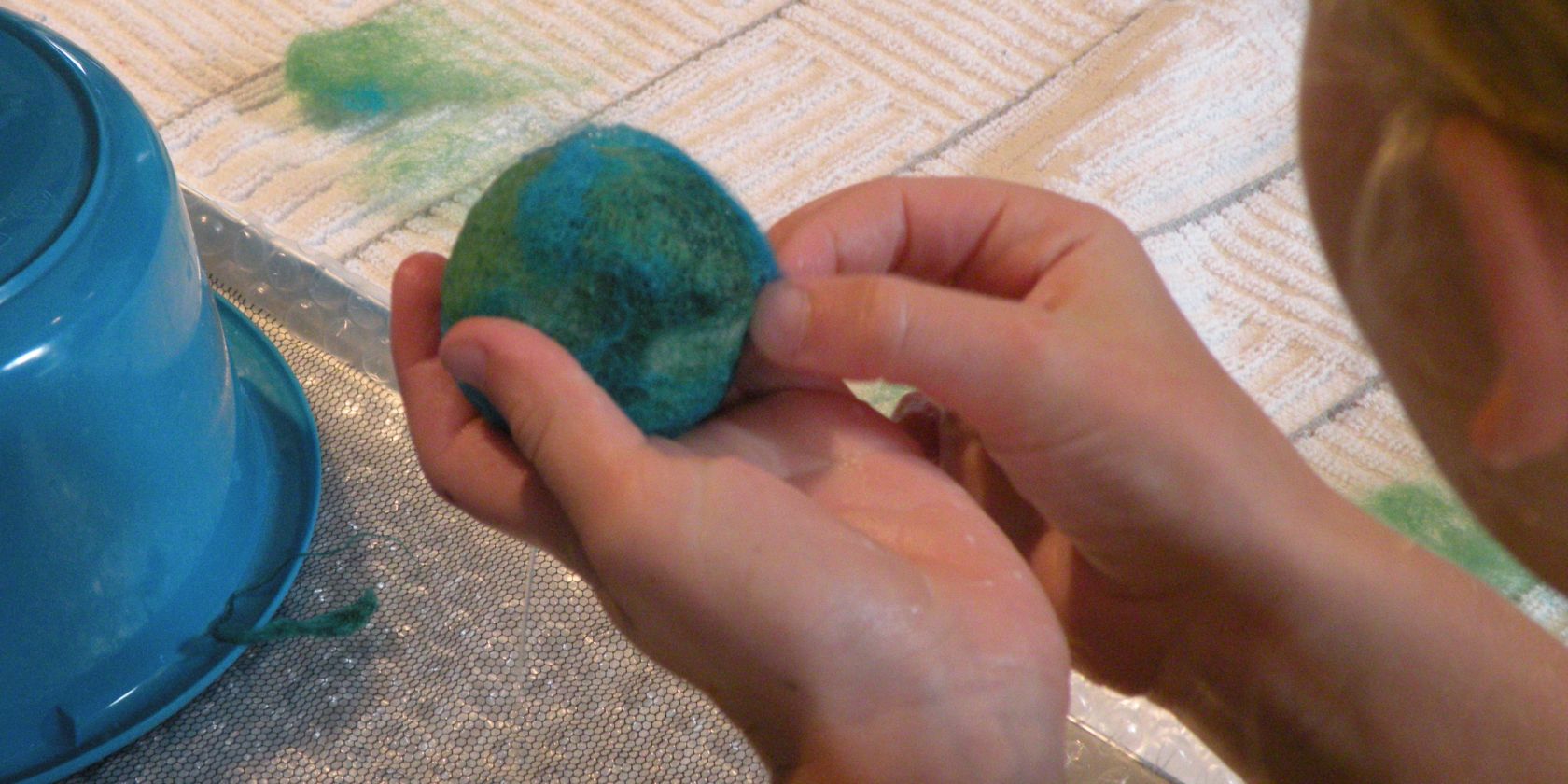 Offenes Filzen, © Angelika Bonas