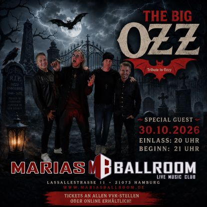 The Big Ozz - Tribute to Ozzy Osbourne // Guests: P.S.BINFORT & RN&R, &copy; Silvia Haselmeyer + MB
