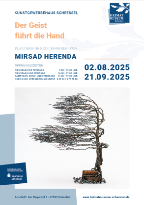 Sonderausstellung "Der Geist führt die Hand", © Heimatmuseum Scheeßel