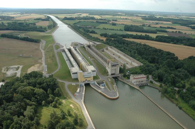 schleusengruppe-ue-luftbild_2, © WSA Uelzen