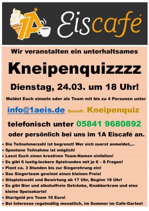 Kneipenquiz - Quizabend, &copy; Jolanta Behrendt