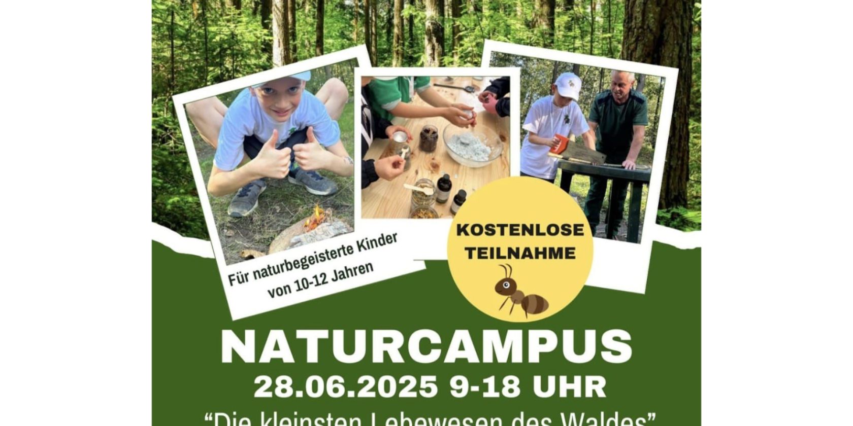Naturcampus 2025, © Center Parcs Bispinger Heide
