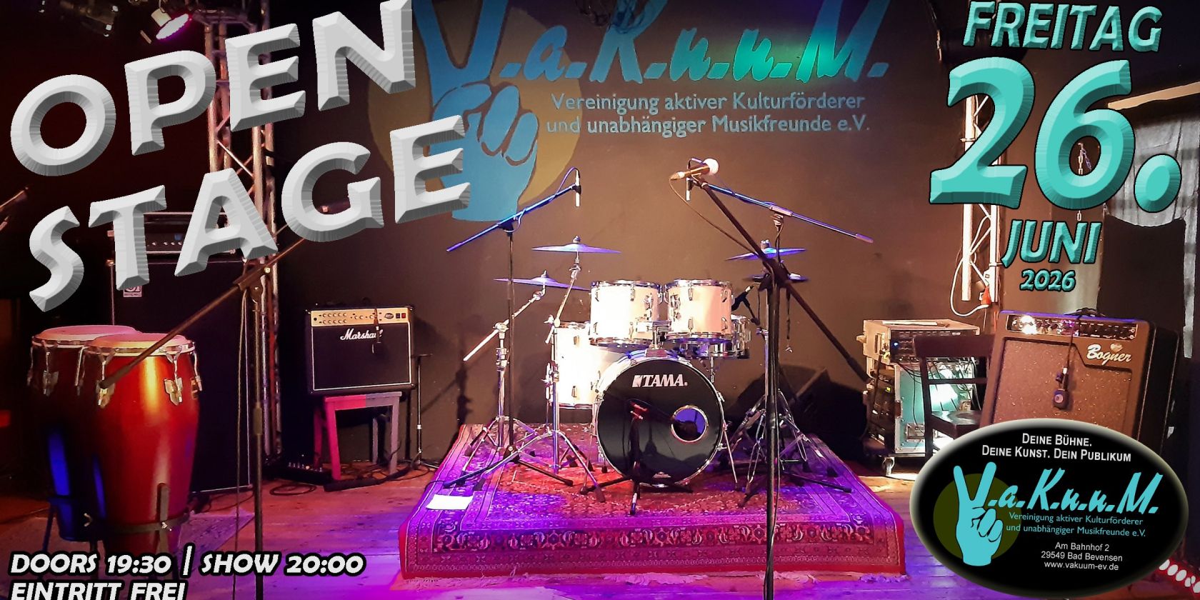 OPEN STAGE im VaKuuM, &copy; arteRalfo