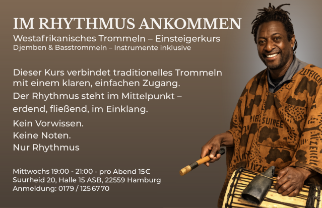 Im Rhythmus ankommen, &copy; Horst Junker