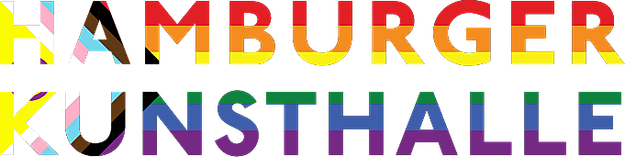 Logo der Hamburger Kunsthalle_Inter*Progress-Pride Flagge, 2024, © Hamburger Kunsthalle