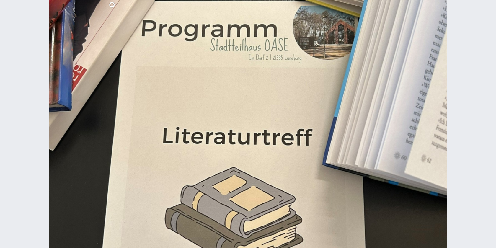 Texte teilen und verweilen - Gespr&auml;chskreis rund um Literatur, &copy; Jasmin Strecker